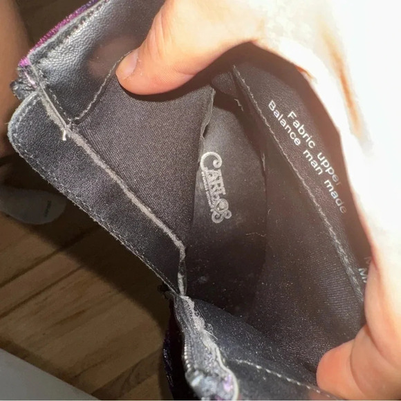 Vintage Velvet Pointed Ankle Bootie - Picture 4 of 6